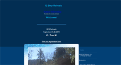 Desktop Screenshot of 12stepretreat.org
